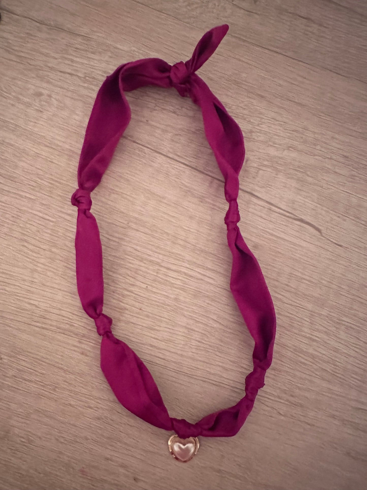 burgundy with a heart