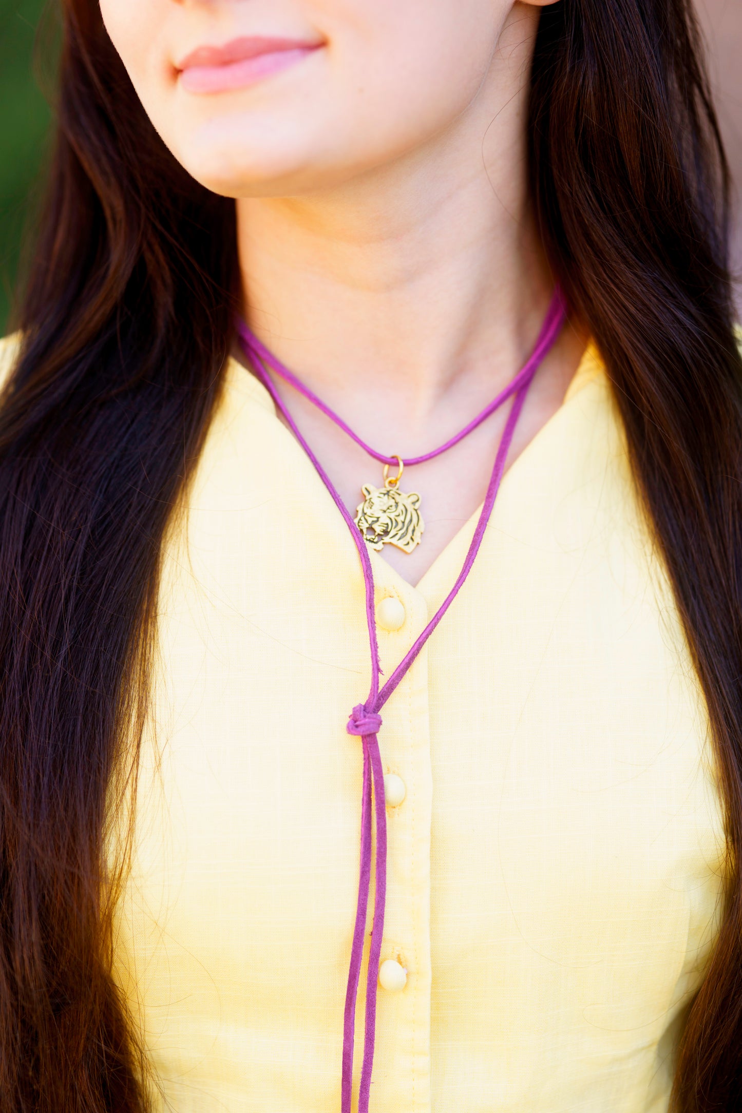 Game Day Wrap Purple Tiger Head