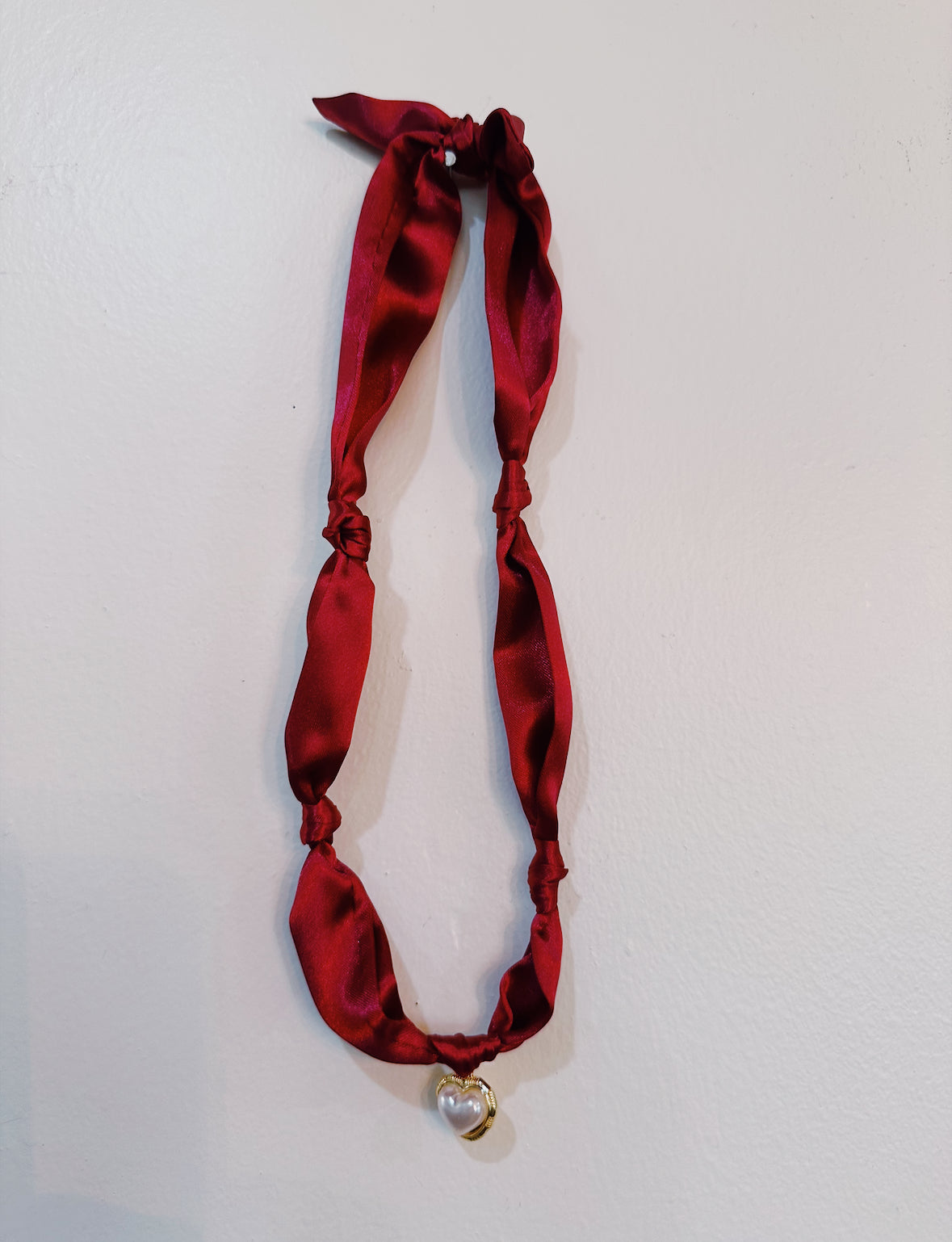 burgundy with a heart