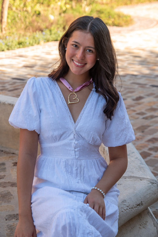 Hearts Away in Solid Blush