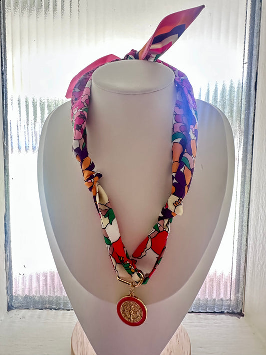 Flower Power with St. Benedict Medal