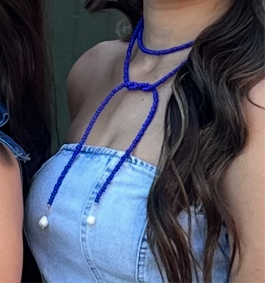 Royal Blue Endless Knot